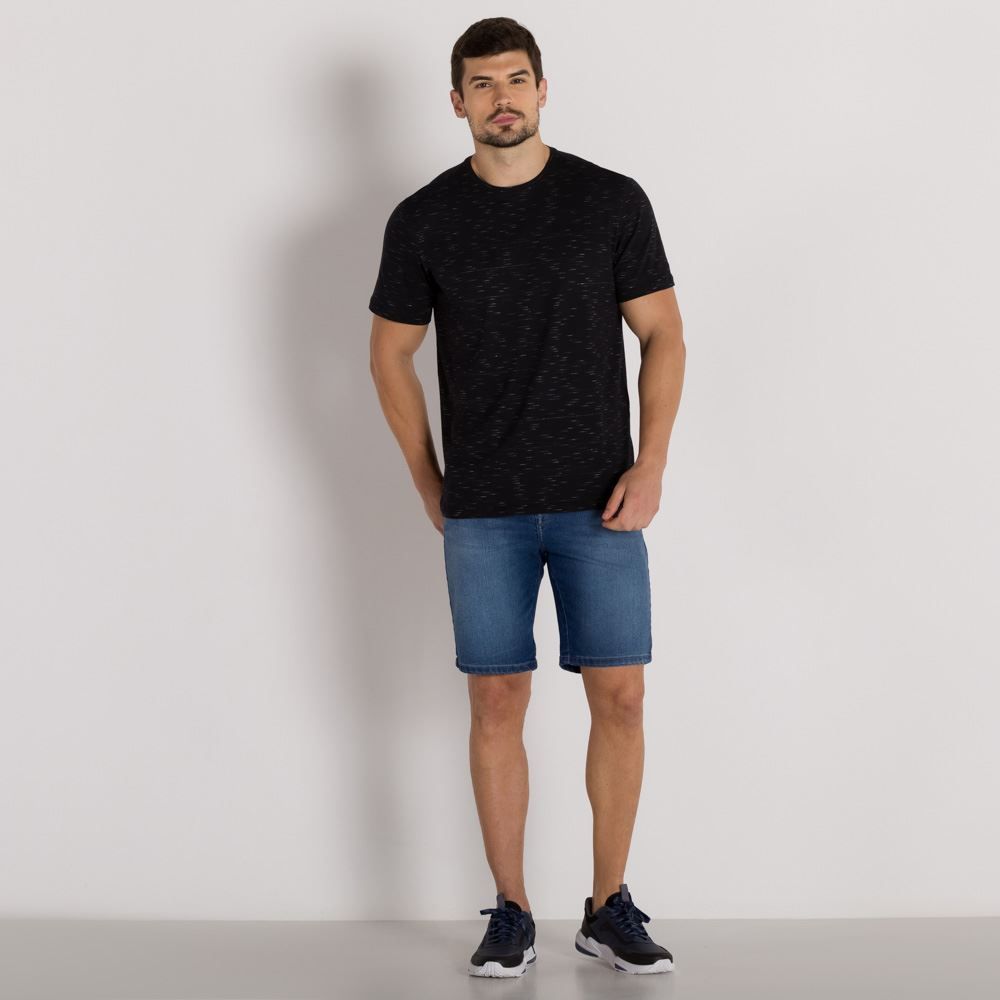 Bermuda Jeans Ponto Luz Marc Alain