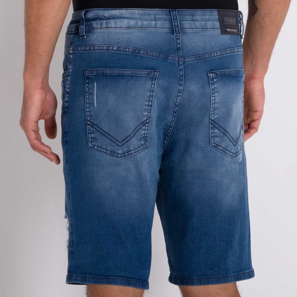 Bermuda Jeans Puídos Thing
