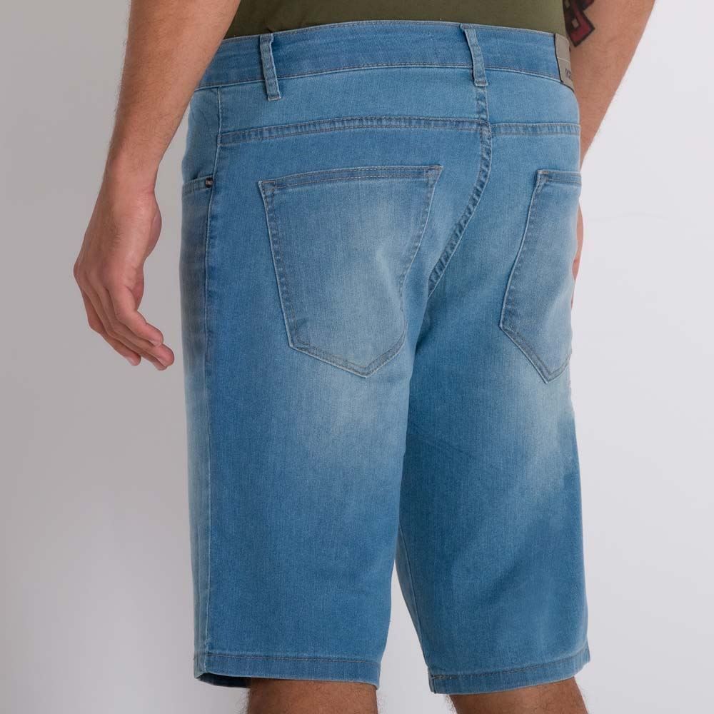 Bermuda Jeans Skinny Claro Rock&Soda