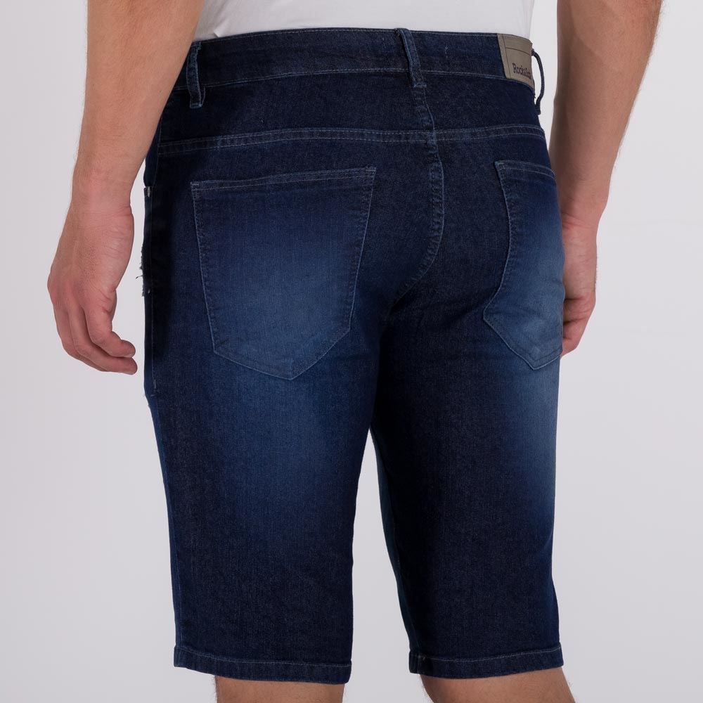 Bermuda Jeans Skinny Contraste Rock&Soda