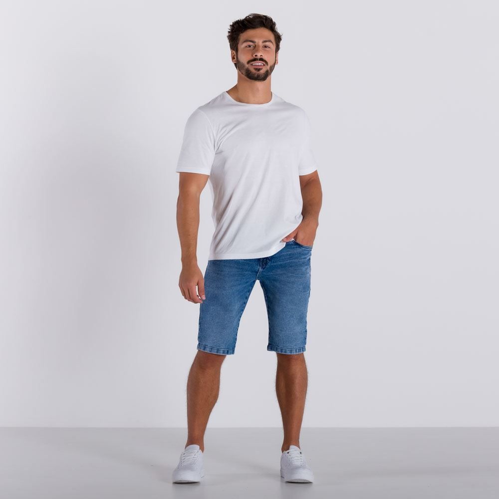 Bermuda Jeans Skinny Marc Alain