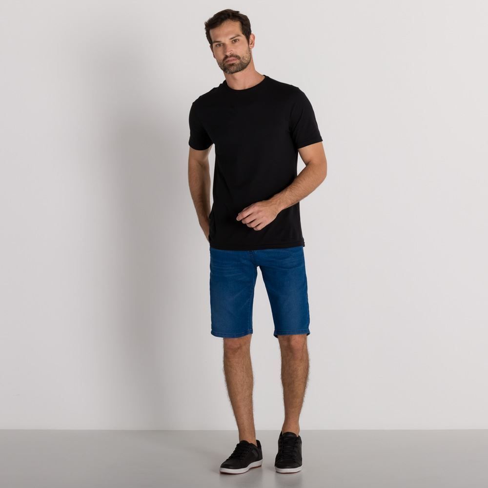 Bermuda Jeans Slim Luz Marc Alain