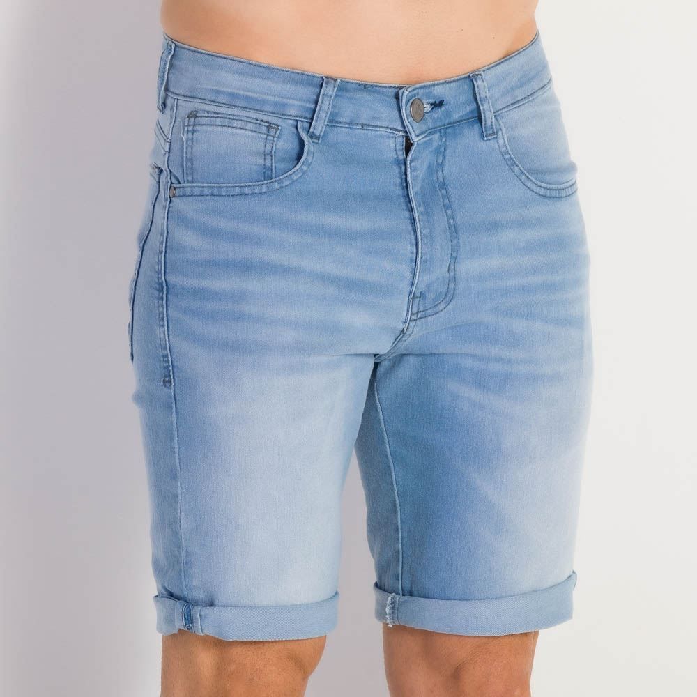 Bermuda Jeans Slim Masculina Marc Alain