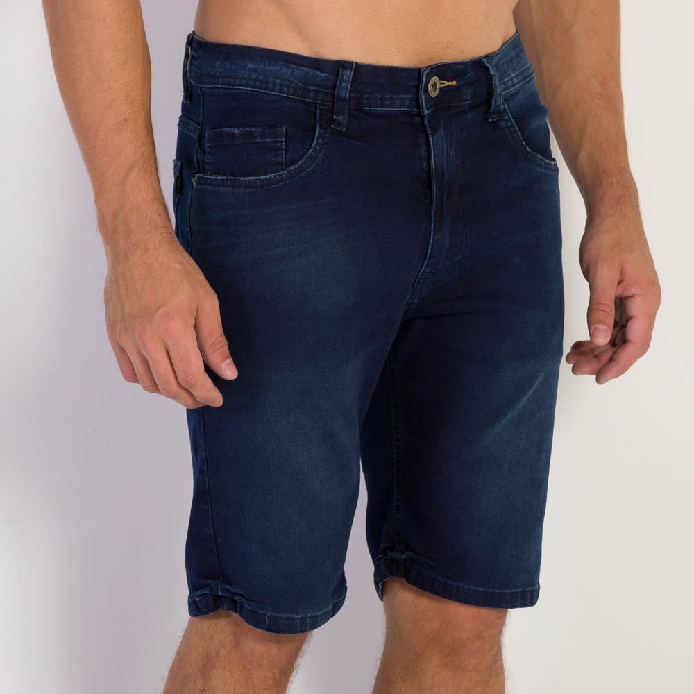 Bermuda Jeans Slim Masculina Nicoboco