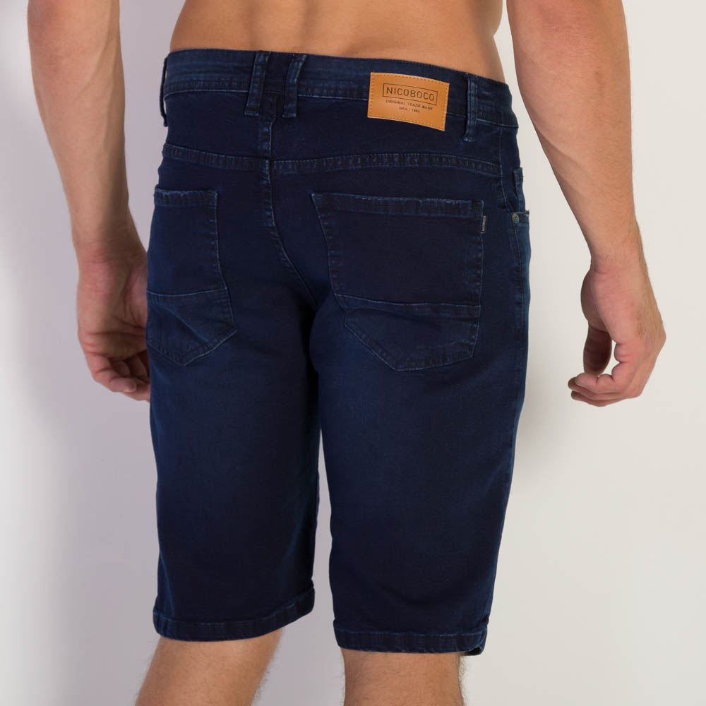 Bermuda Jeans Slim Masculina Nicoboco