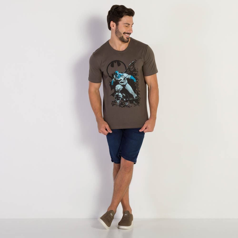 Bermuda Jeans Slim Masculina Nicoboco