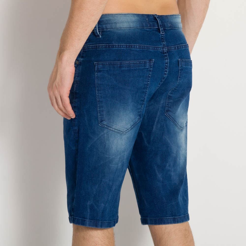 Bermuda Jeans Slim Masculino Marc Alain
