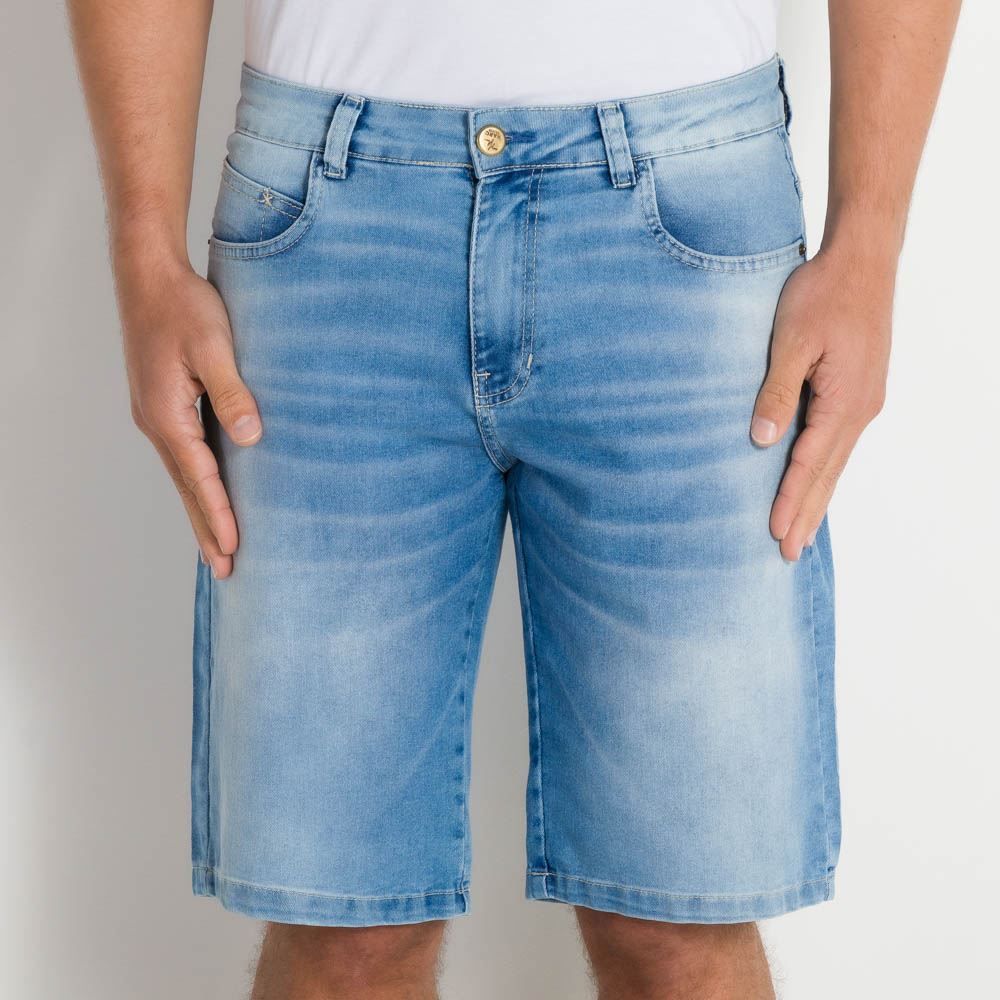 Bermuda Jeans Tradicional Masculina Marc Alain