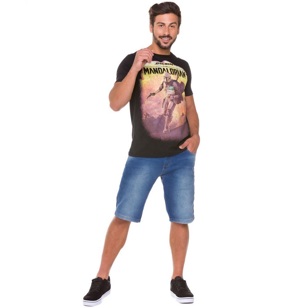 Bermuda Jeans Tradicional Nicoboco