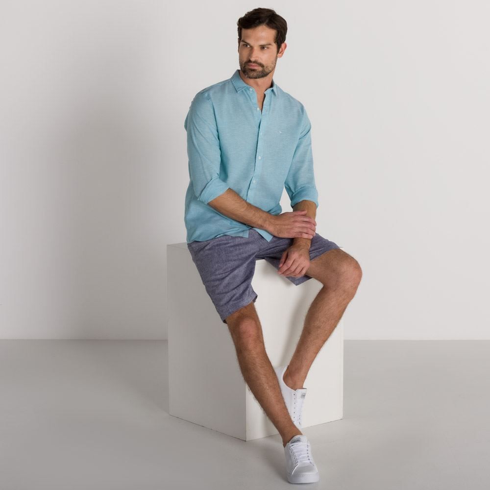 Bermuda Jogger Linho Marc Alain