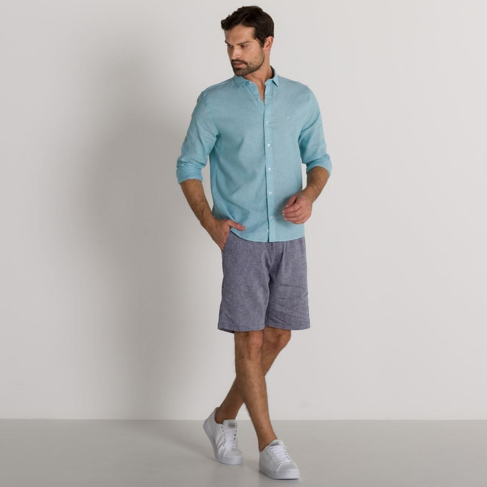 Bermuda Jogger Linho Marc Alain