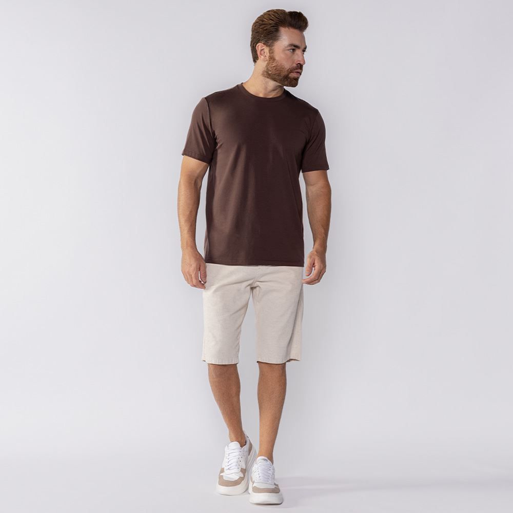 Bermuda Masculina De Sarja Marc Alain