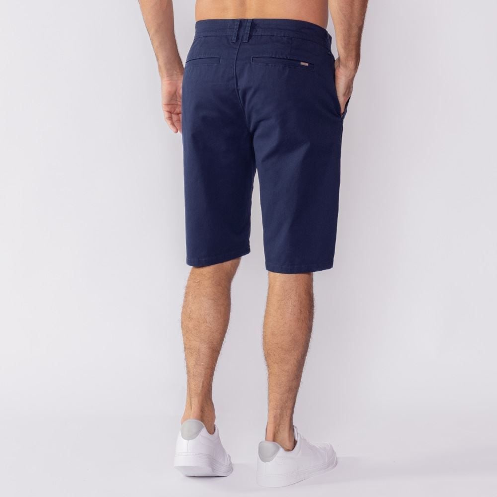 Bermuda Masculina Bolso Faca De Sarja Marc Alain