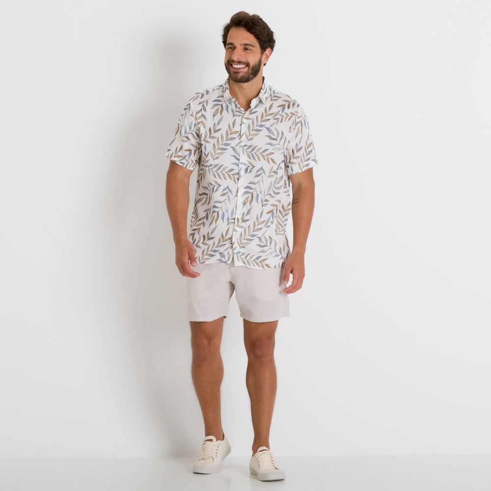 Bermuda Masculina com Cadarço na Cintura Marc Alain