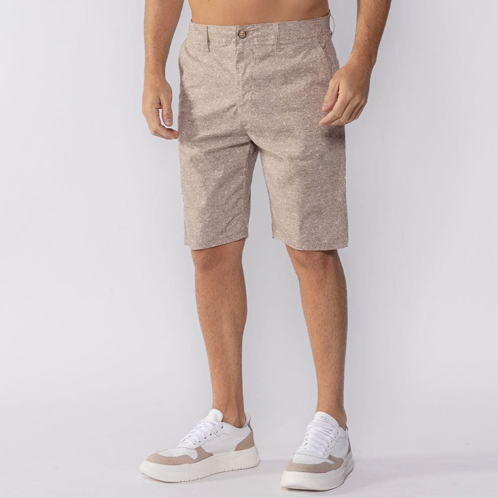 Bermuda Masculina De Alfaiataria Em Microfibra Thing