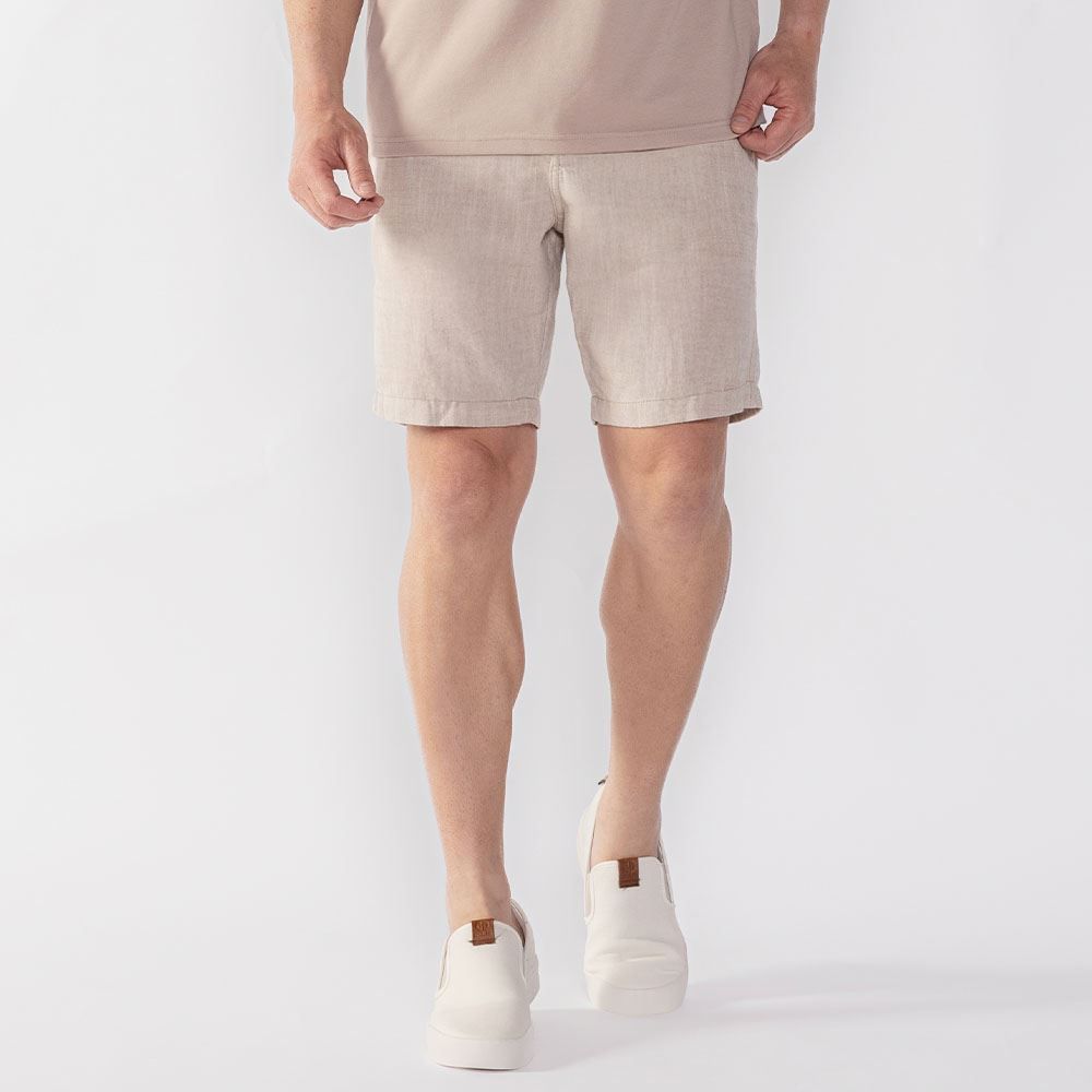 Bermuda Masculina De Linho Marc Alain