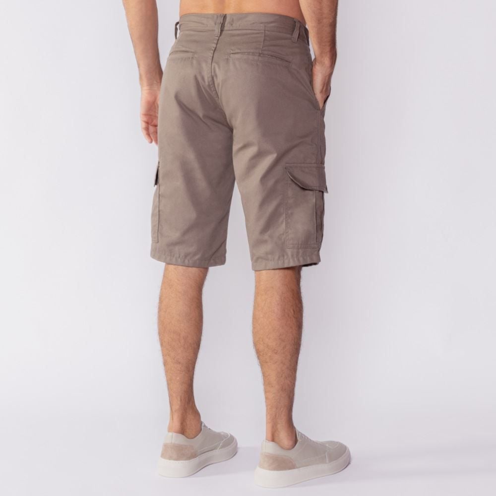 Bermuda Masculina De Sarja Bolso Cargo Marc Alain