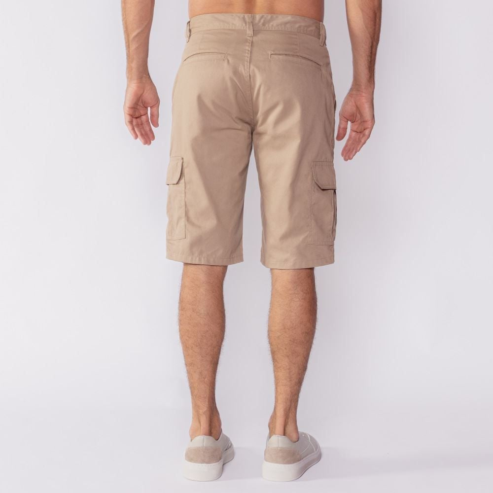 Bermuda Masculina De Sarja Bolso Cargo Marc Alain