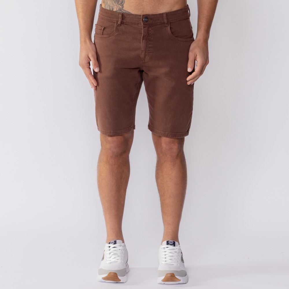 Bermuda Masculina De Sarja Marc Alain