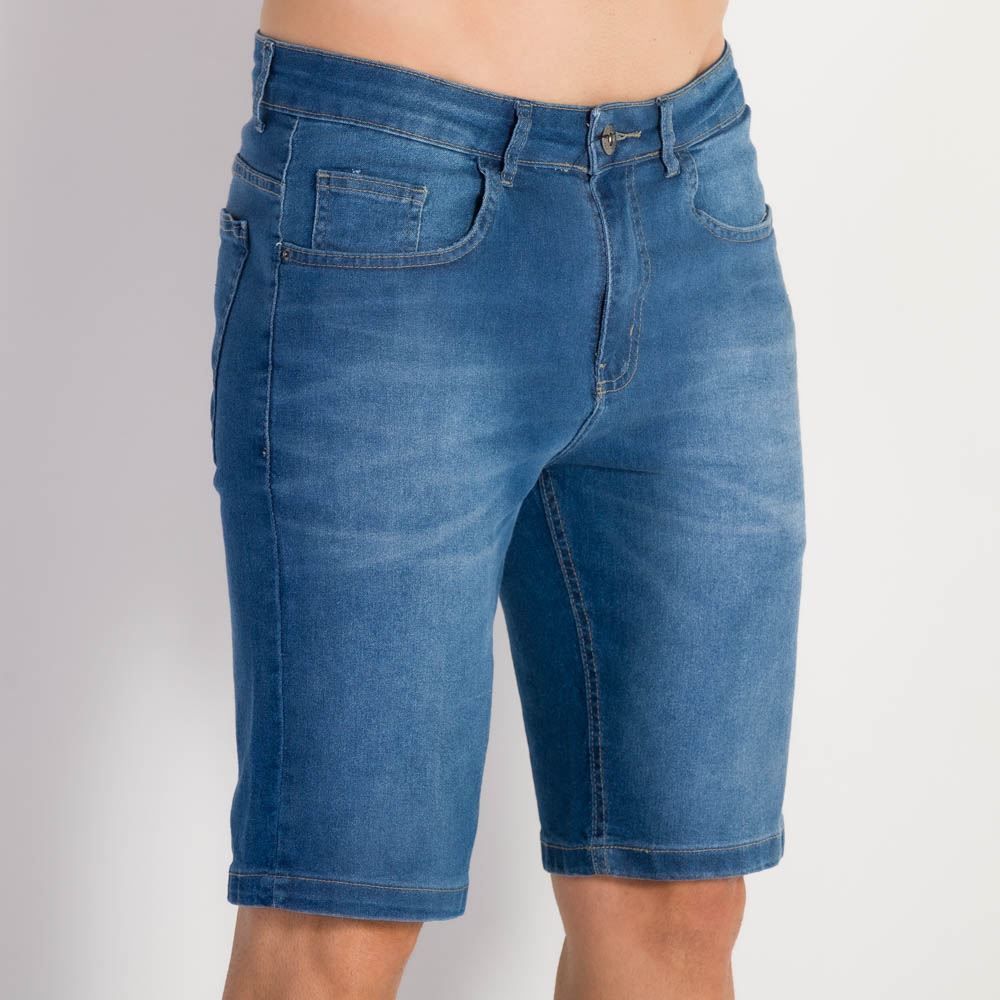 Bermuda Masculino Jeans Slim Marc Alain