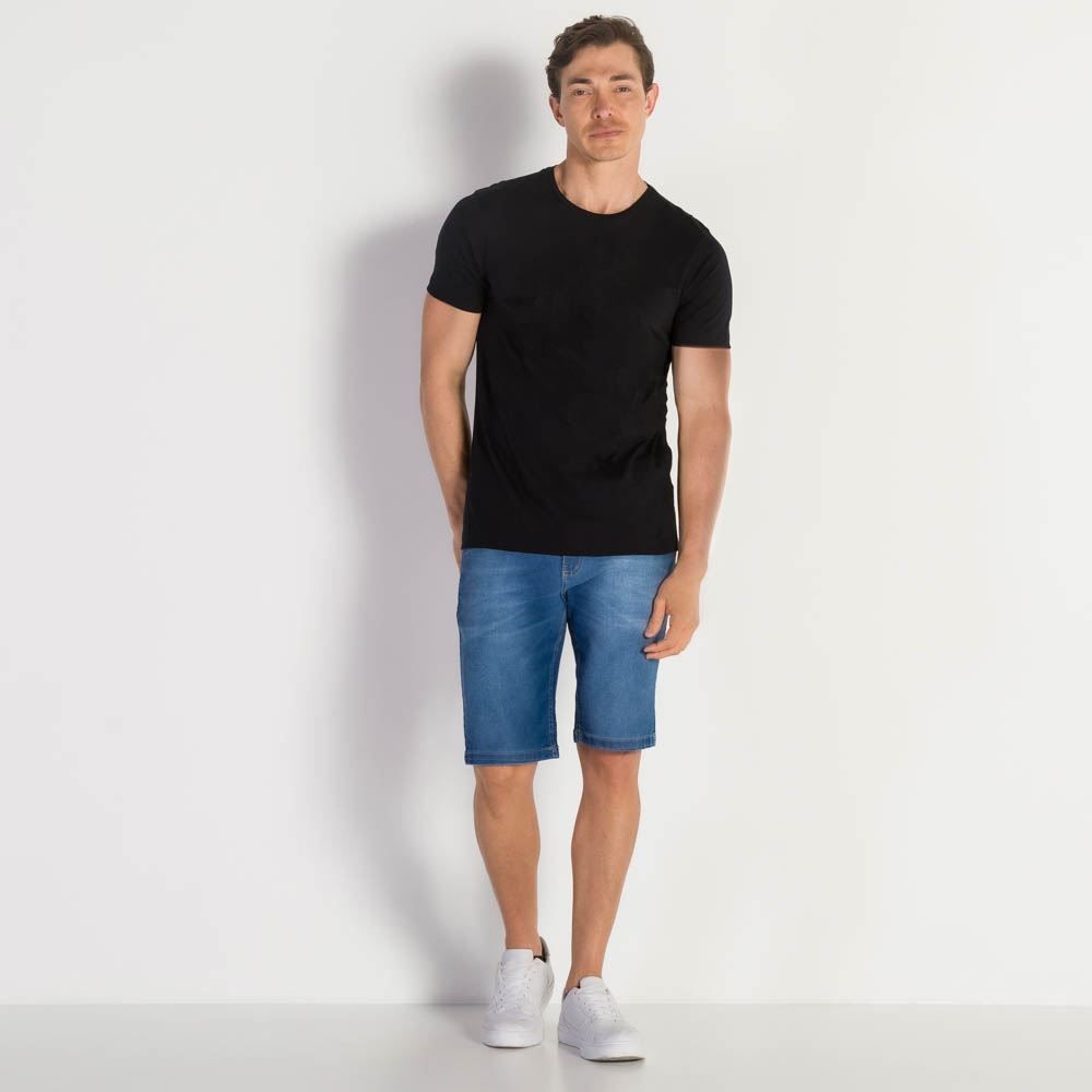 Bermuda Masculino Jeans Slim Marc Alain