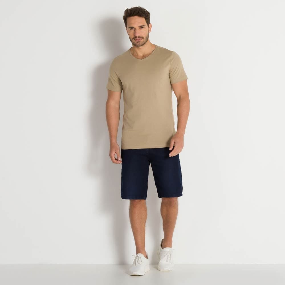 Bermuda Masculino Jeans Tradicional Marc Alain