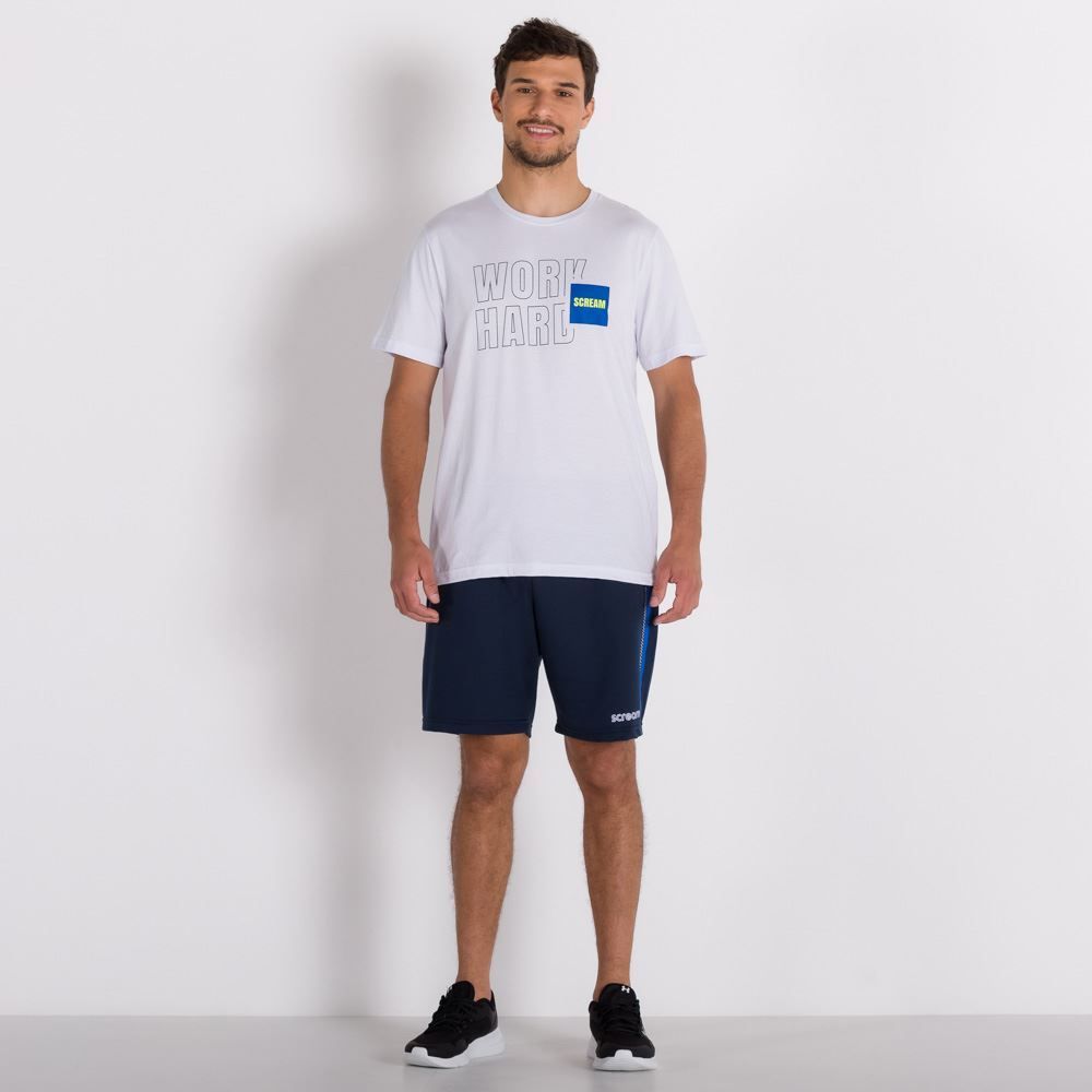 Bermuda Moletinho Detalhe Lateral Scream