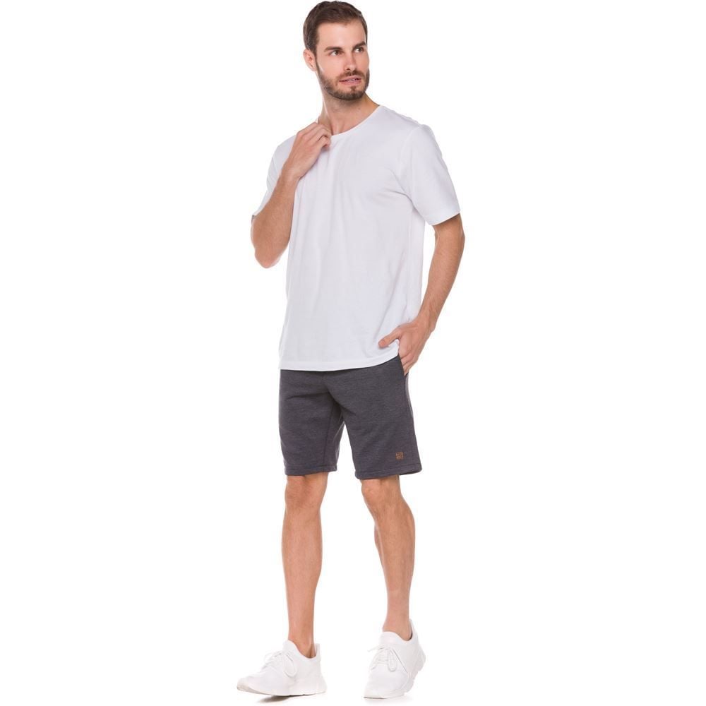 Bermuda Moletom com Velcro Nicoboco