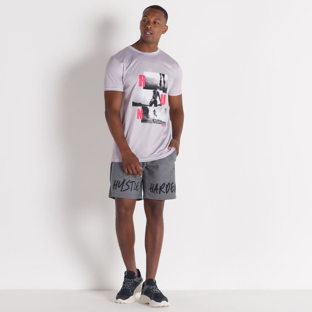 Bermuda Moletom Destroit Hystle Scream