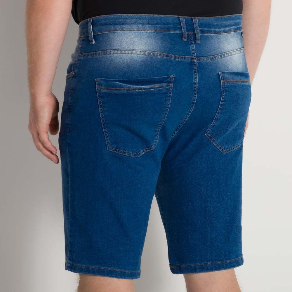 Bermuda Plus Size Jeans Slim Marc Alain