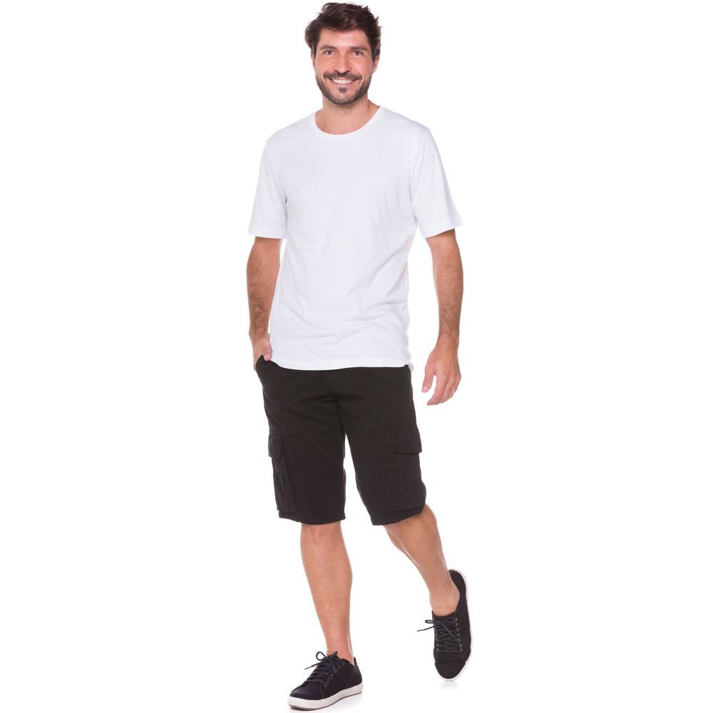 Bermuda Sarja em Modelo Cargo Rock&Soda