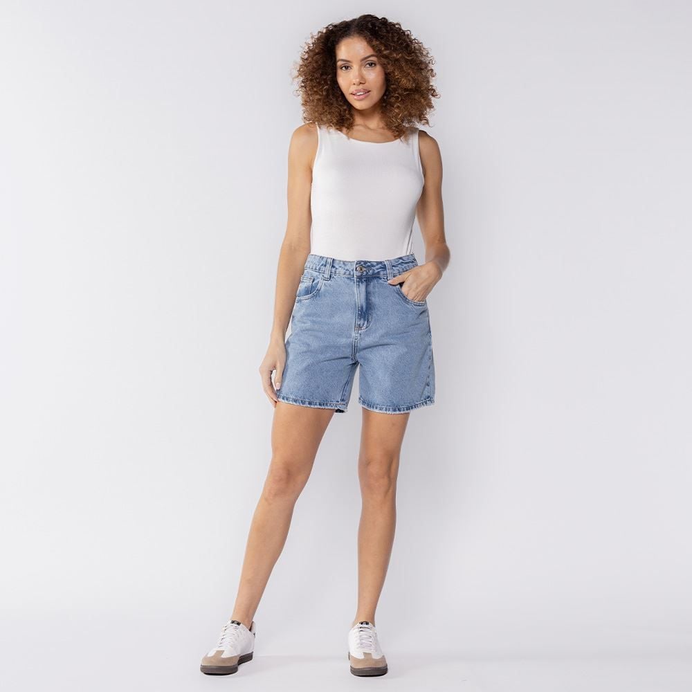 Bermuda Feminina Jeans Sawary