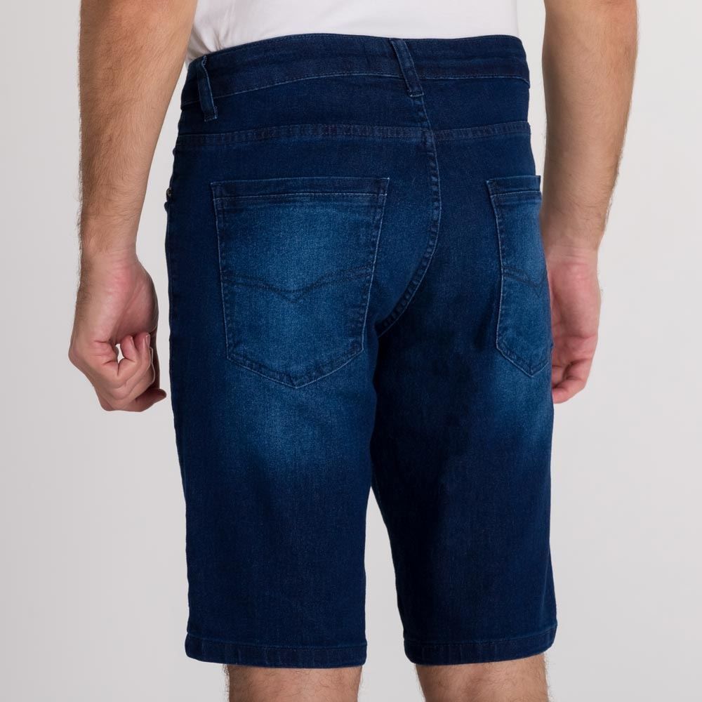 Bermuda Slim Escura Marc Alain