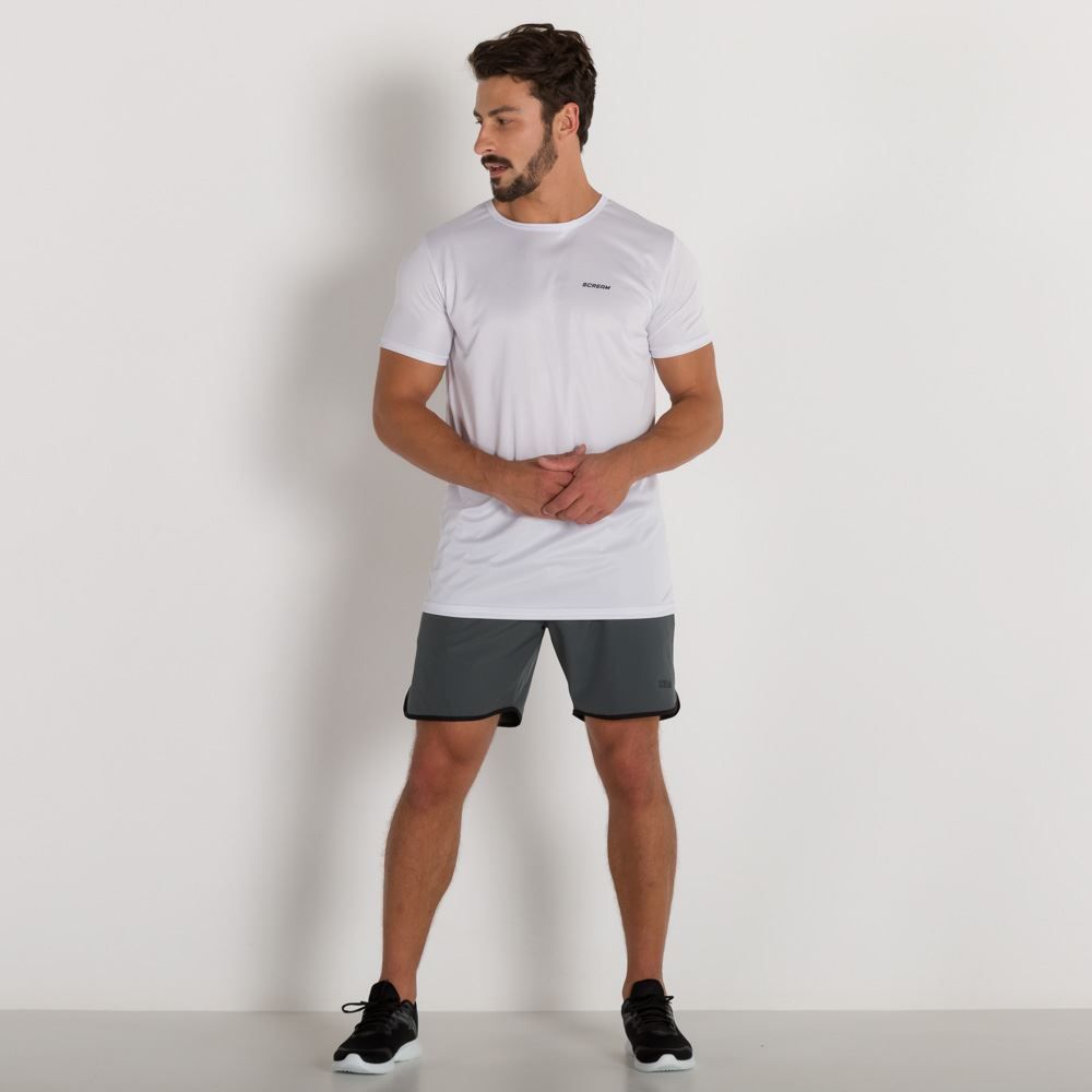 Bermuda Tactel Cinza Scream