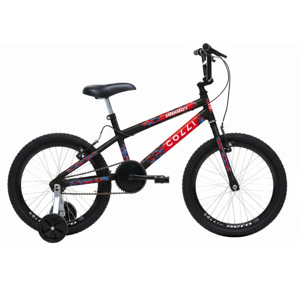 Bicicleta Aro 20 Colli Max Boy - Com Rodinhas