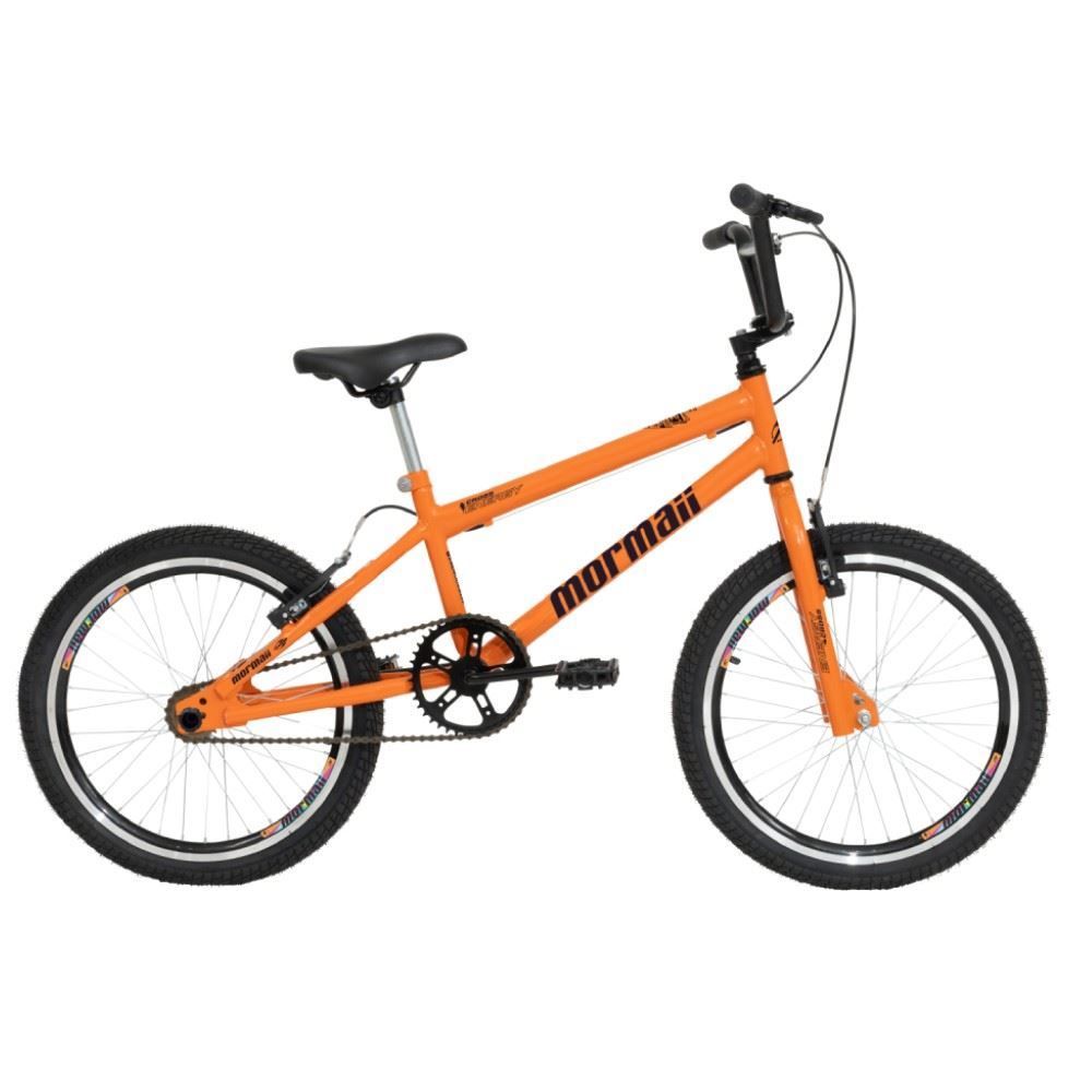 Bicicleta Aro 20 V-Brake Mormaii Cross Energy - Laranja