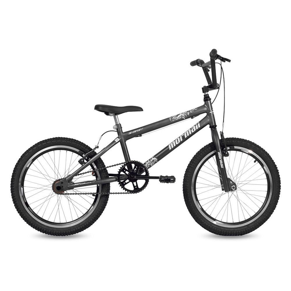Bicicleta Aro 20 V-Brake Mormaii Cross Energy - Chumbo