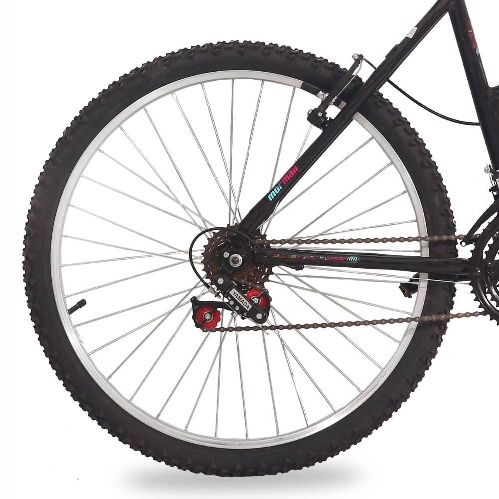 Bicicleta Aro 26 Safira Preta Com Cesta Mormaii - 202040124130121