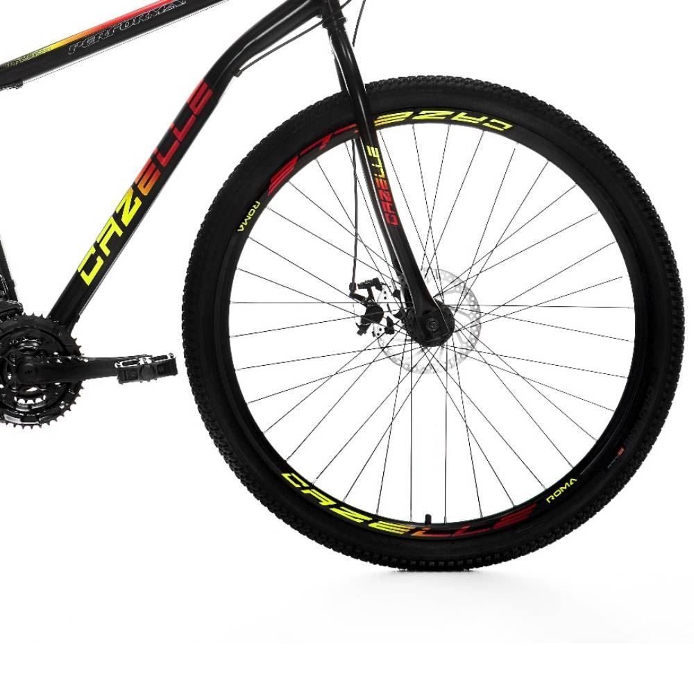 Bicicleta Aro 29 Cazelle Roma 21M Freio A Disco Colli - Preta