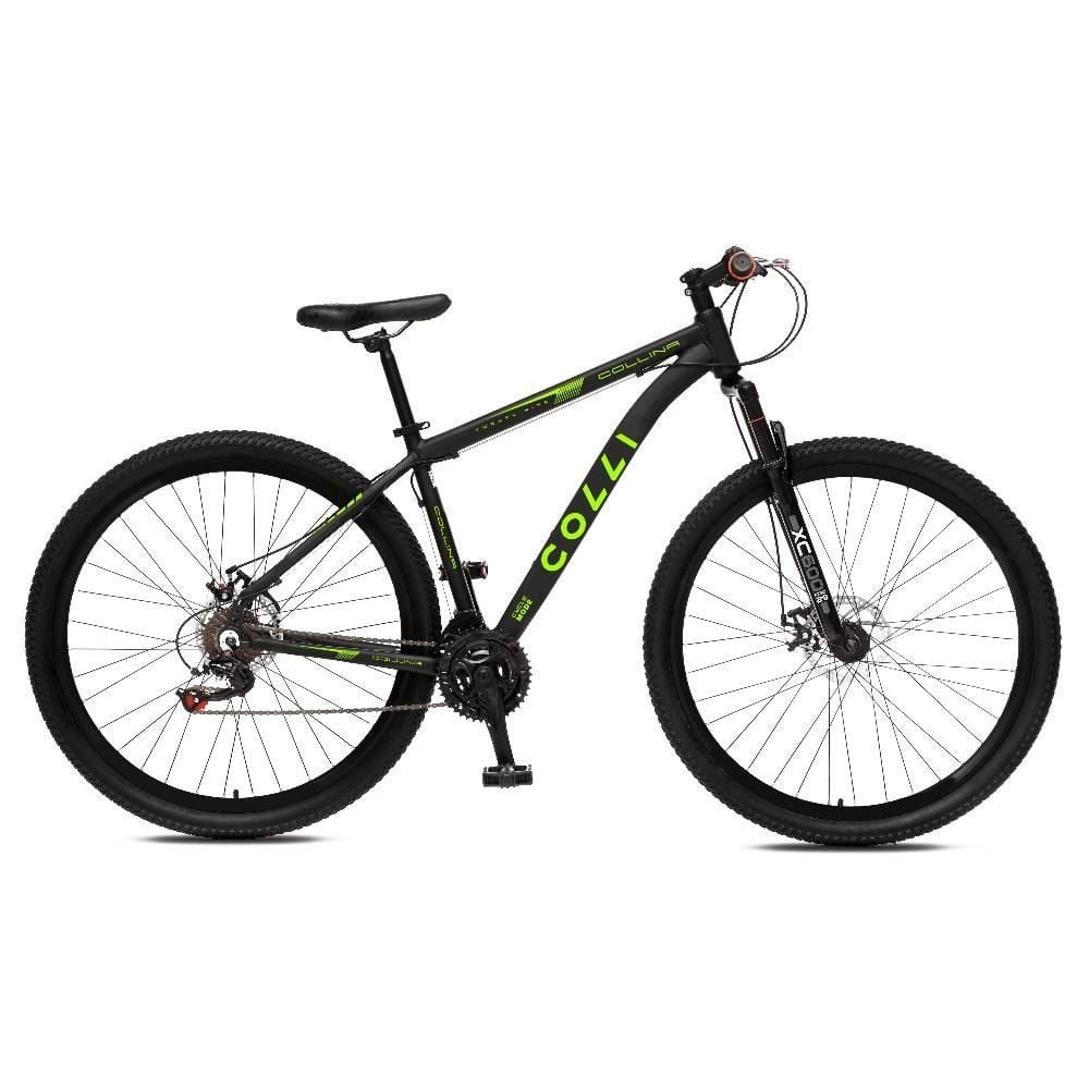 Bicicleta Aro 29 Colli Collina Câmbio Traseiro Shimano - Amarelo Neon
