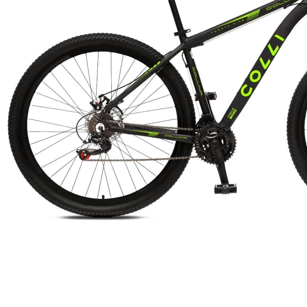 Bicicleta Aro 29 Colli Collina Câmbio Traseiro Shimano - Amarelo Neon