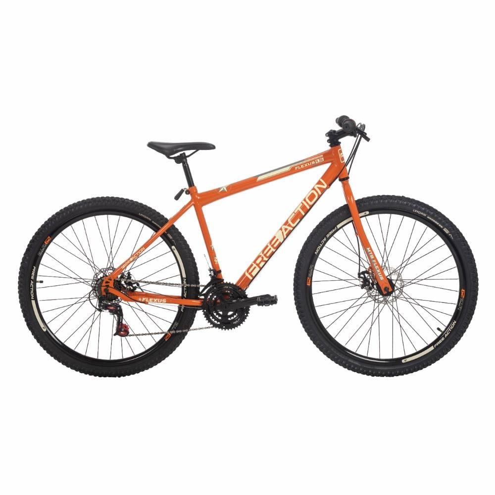 Bicicleta Aro 29 Free Action Flexus 1.5 Mtb 21V Disk-Brake Laranja - LARANJA