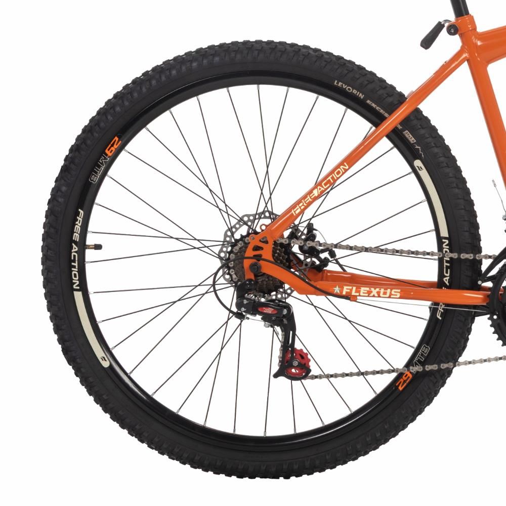 Bicicleta Aro 29 Free Action Flexus 1.5 Mtb 21V Disk-Brake Laranja - LARANJA