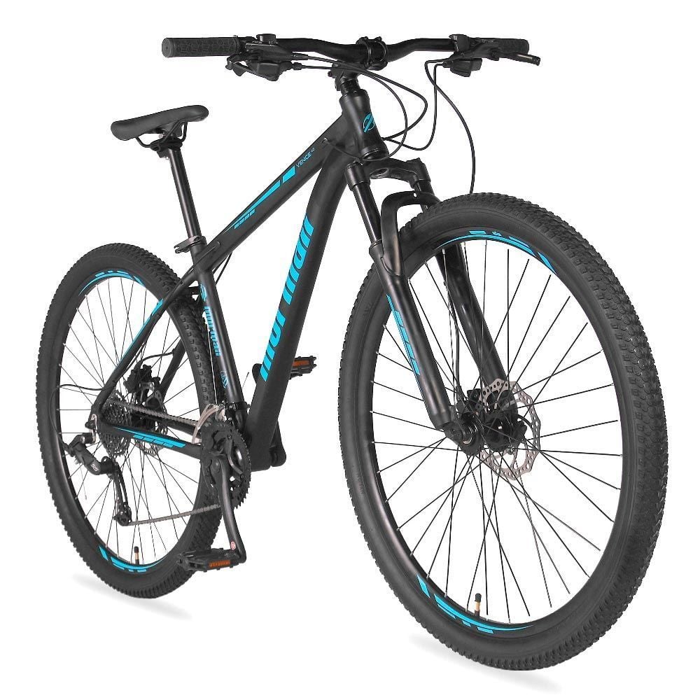 Bicicleta Aro 29 Venice 4.0 Grafite E Azul - Mormaii