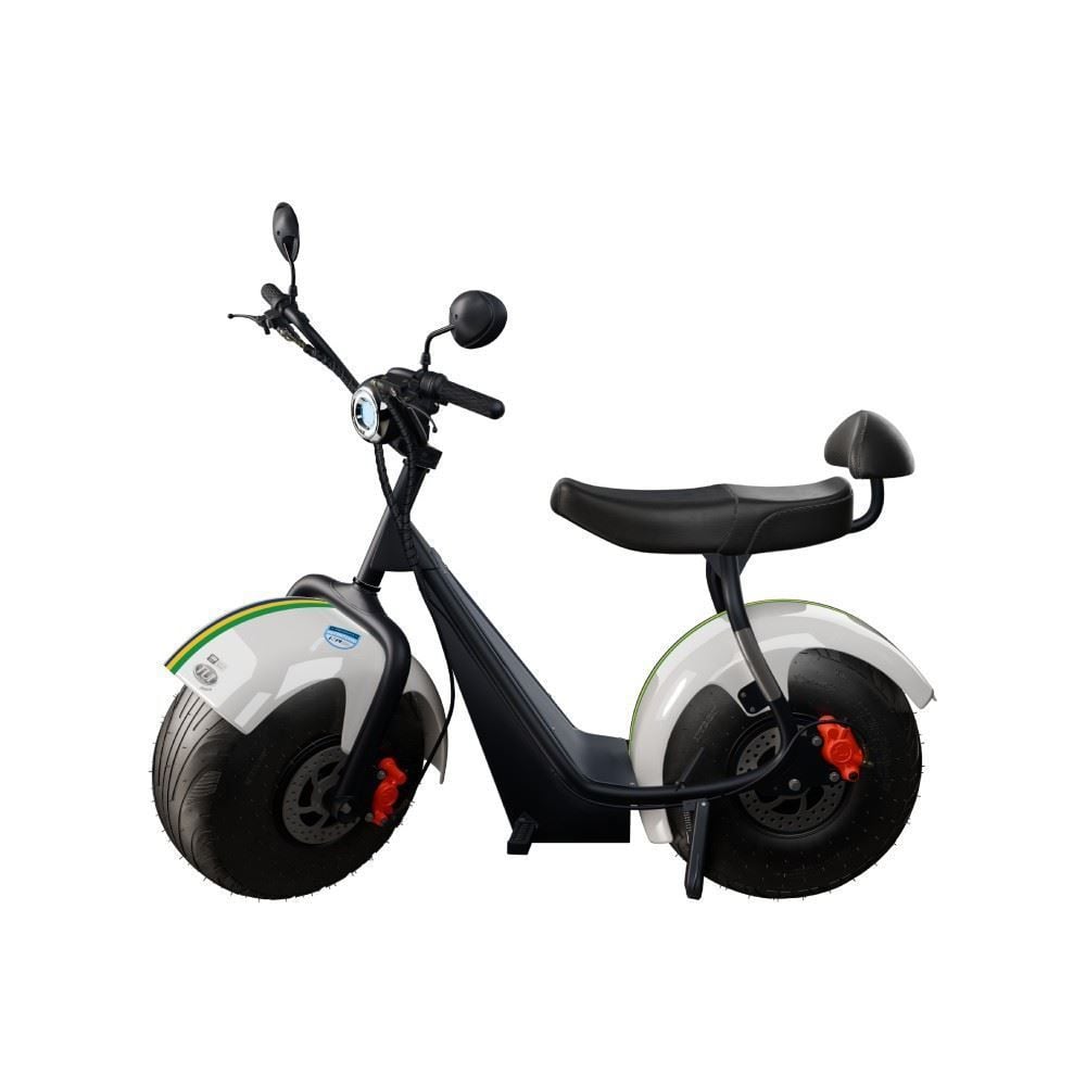Bicicleta Elétrica Tui Motors 1000W com Bateria 60V - Branco