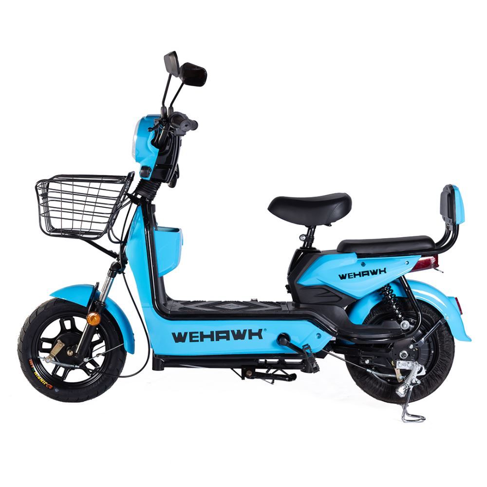 Bicicleta Elétrica Wehawk Basket Wx-03 500W com Bateria 48V Azul Miami - 258327