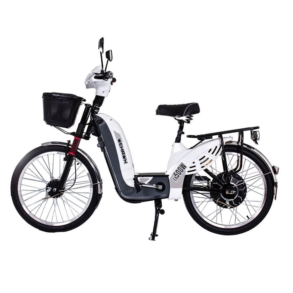 Bicicleta Elétrica Wehawk Wx-01 Eb500w Com Bateria 48V Branca - 272308