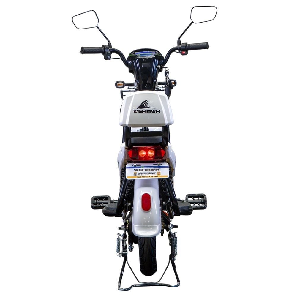 Bicicleta Elétrica Wehawk Wx-03 Basket 800W Bateria Lítio 48V - Branco