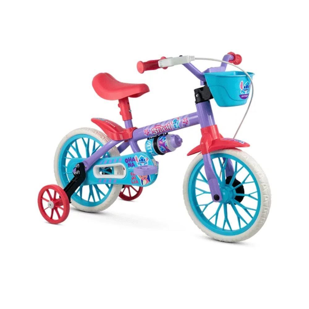 Bicicleta Infantil Aro 12 Disney Nathor - Stitch
