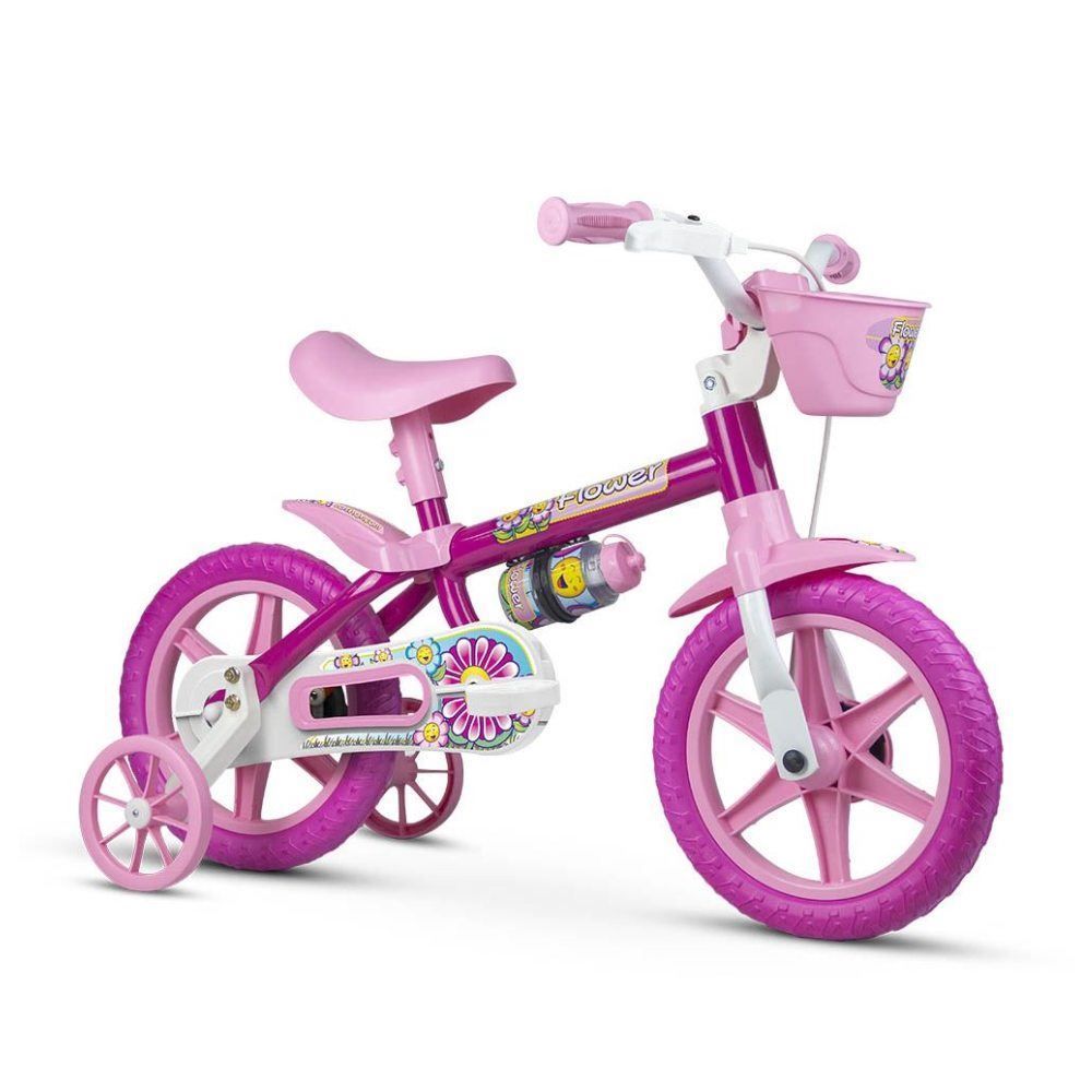 Bicicleta Infantil Aro 12 Flower Nathor - 100010160038
